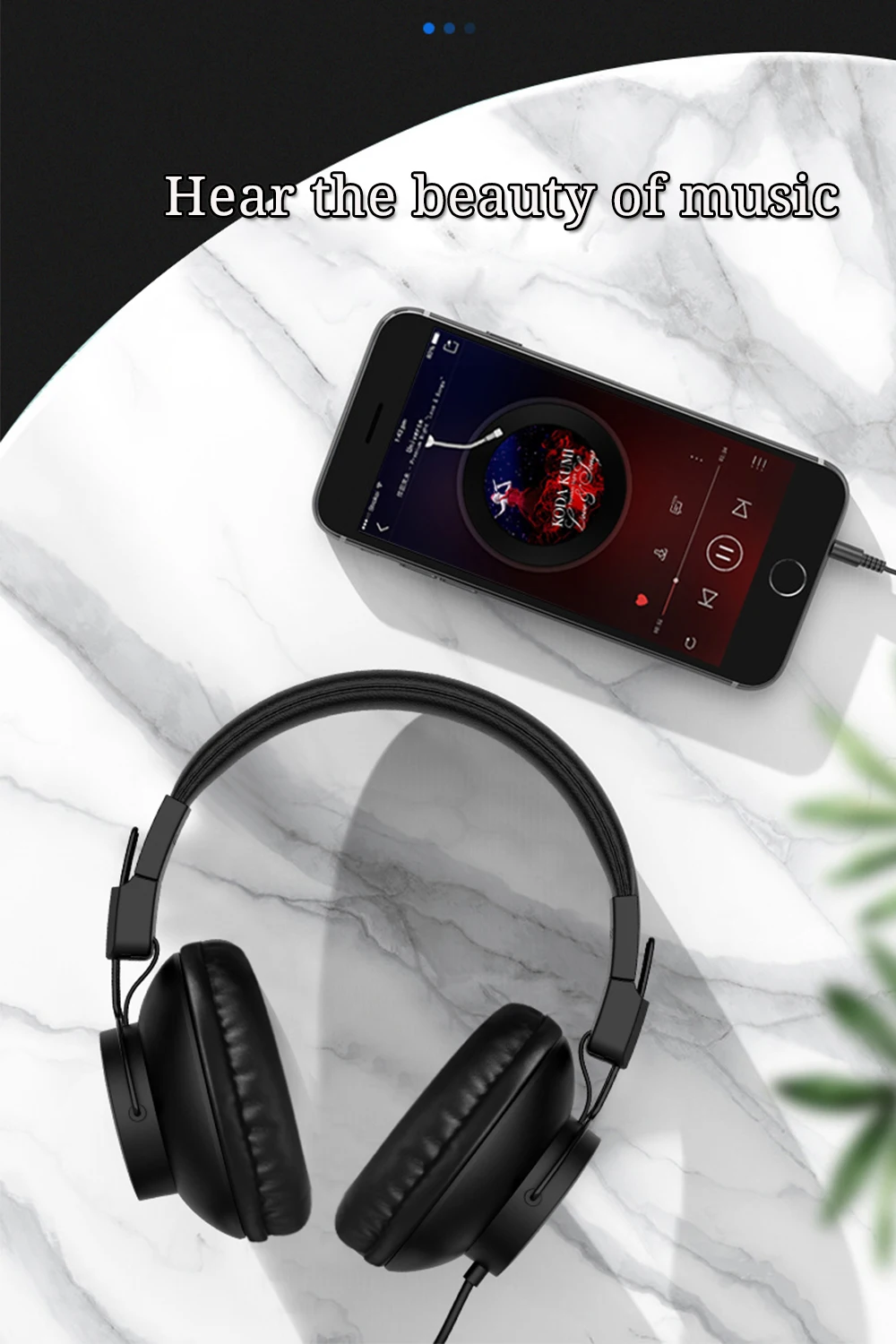 Esports-Grade Wired Over-Ear Headphones Supports Stereo Sound Effects Designed For Live Streaming And Studio Recording