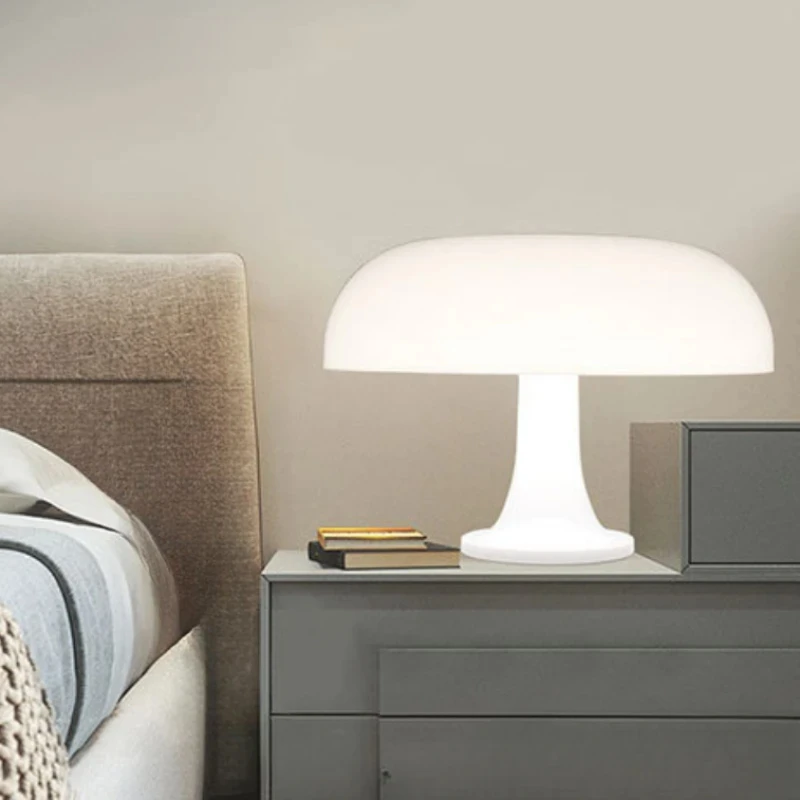 Orange Danish Mushroom Table Lamp Ornament Light for BedRoom Interior Lighting Desk Lamp Bedside Lamps Decoration Lighting