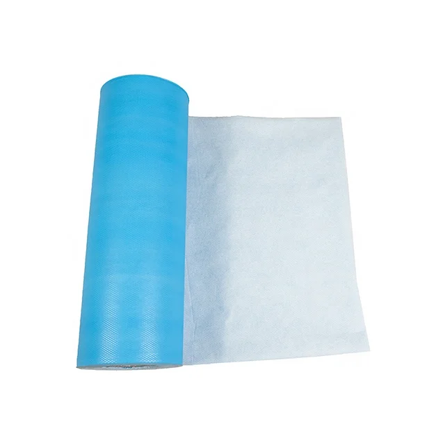 Raw Materials Single Double Sided PE Coated Paper For Examination Sheet Roll And Dental Bibs