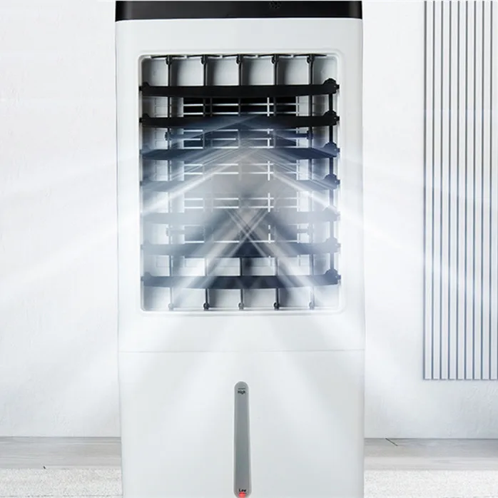 YD0489 10L refrigeration small air cooler fan remote control water air conditioning fans cooling bladeless tower fan