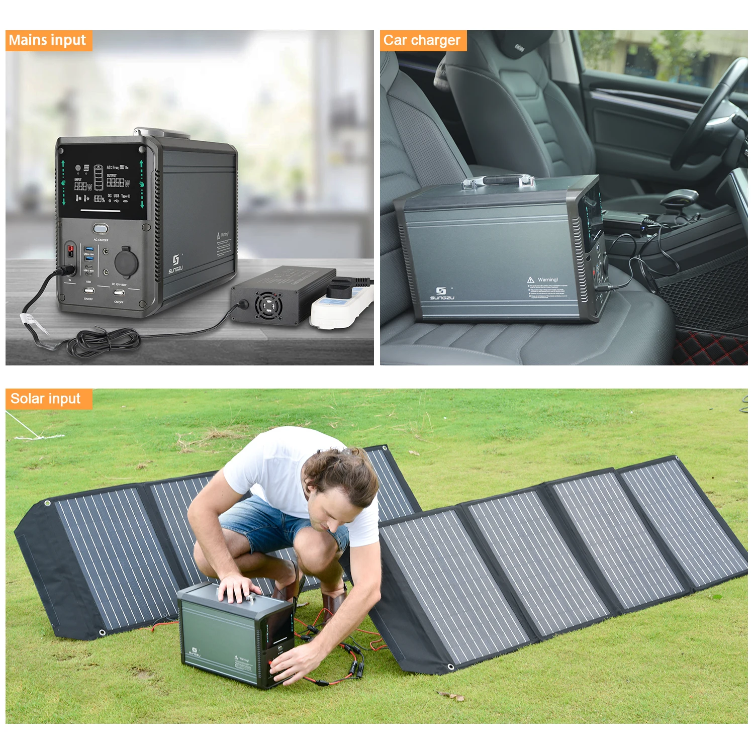 2021 NEW Large Capacity Portable Solar Power Bank 1000W Mini Solar Generator 1000Wh 336000mAH for TV Television
