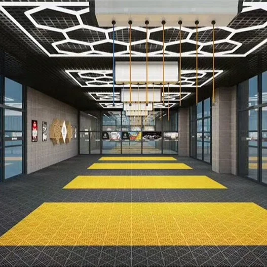 interlocking plastic vinyl pvc garage flooring tiles slab rib garage floor