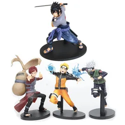 Superior quality Anime Pvc Cartoon Ornaments Uchiha Sasuke Gaara Kakashi Action Figures