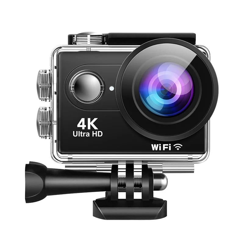 Ausek Support Eis Usb 2.0 Cycling Diving 4K Sport Camera Waterproof Underwater Wifi Action Camera Water Actie & Sport Camera