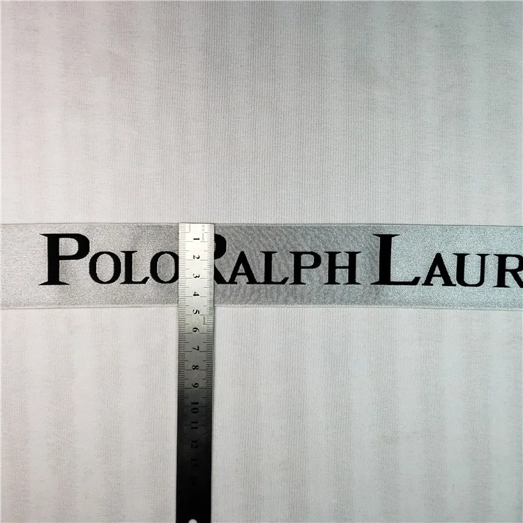 Accept Customized Jacquard Logo Embroidered Elastic Band for For men Underwear Boxer Shorts Waistband Belt