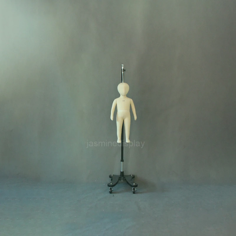Full body infant baby with head fabric dressmaking tailoring mannequin