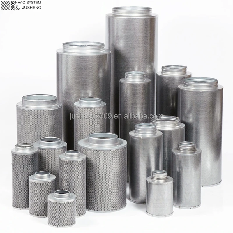 Best Selling Hydroponics Grow Tent Exhaust Ventilation In Line Fan Sound Attenuators Duct Muffler Silencer