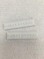 Eco-friendly Customized Logo Silicone PVC 3D Soft Rubber Patches for Clothing Bag