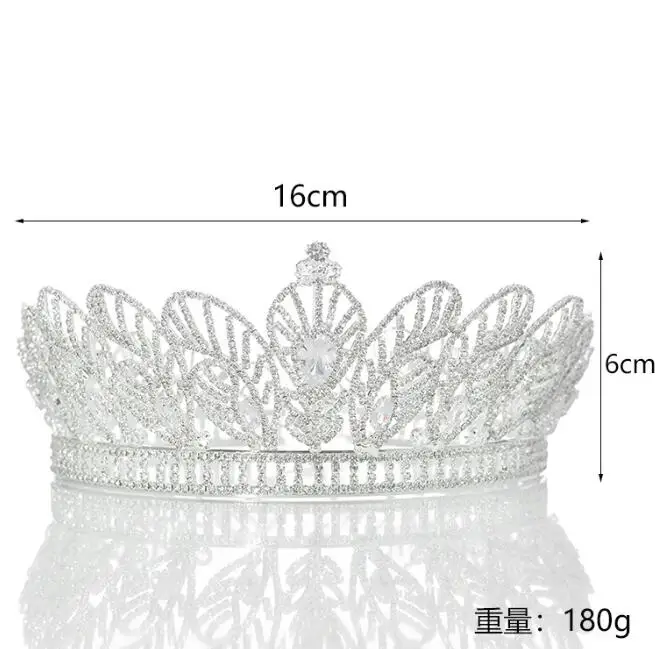 rhinestone round crown