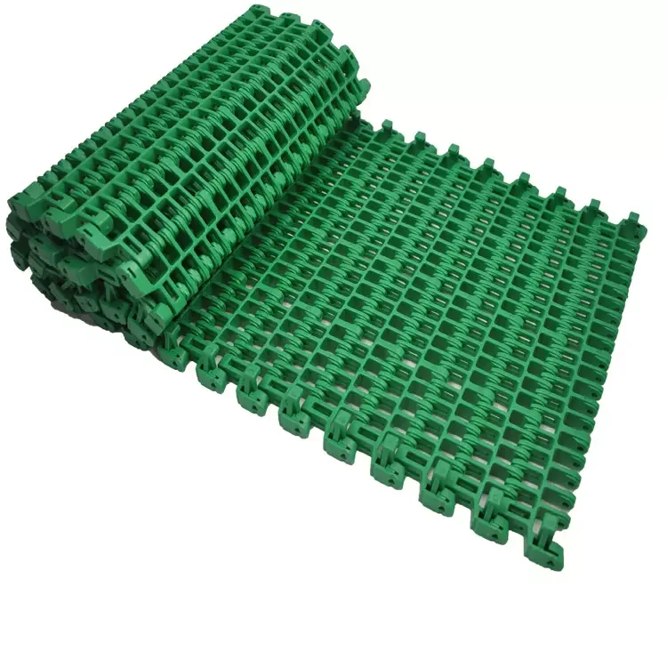 VISION Transport plastic slat 500 Series Modular Conveyor Belt for barley malt conveyor