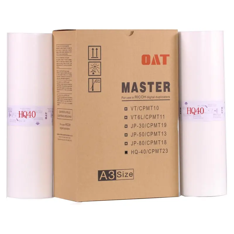 Совместимый HQ40 A3 master для использования в цифровом дубликаторе JP4500 4510P DX4542 DX4545 DX4450