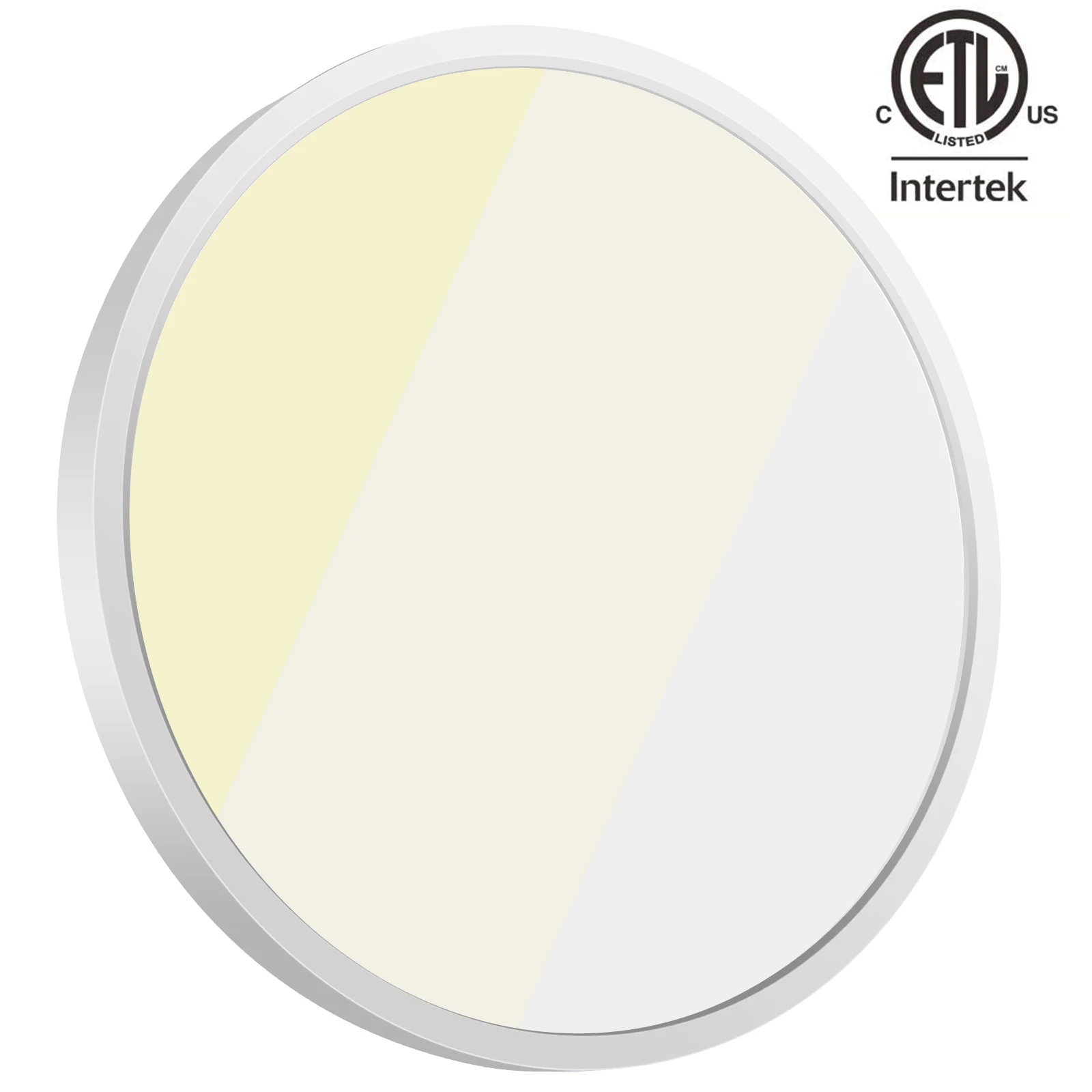 YG High lumen Flat LED Light Surface Mount 9in 12in 15in Round White 3CCT 5CCT