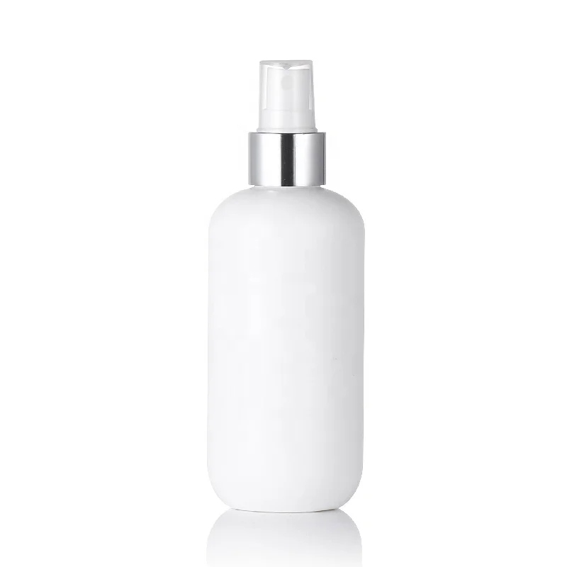 Empty Custom PE Plastic Cosmetic Packaging Cosmetics Bottles with Gold Lotion Spray Pump