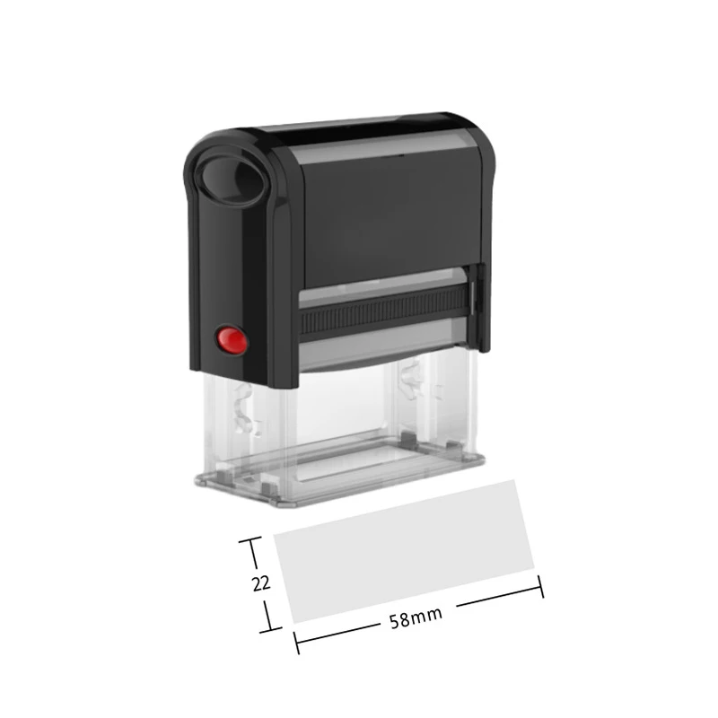 Custom Logo Plastic Self Inking Stamps for Business Office Personality Usage