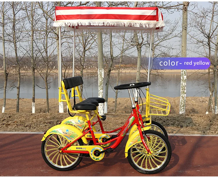 Новый стиль 20-дюймовый Двухместный безопасный велосипед для двух человек взрослые велосипеды тандем Туризм