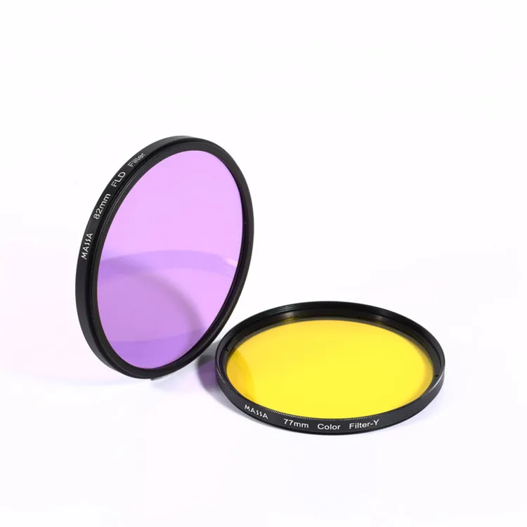 massa Photographic Equipment digital camera accessories CNC Processing aluminum ring Color Filter Camera lens FLD Filter