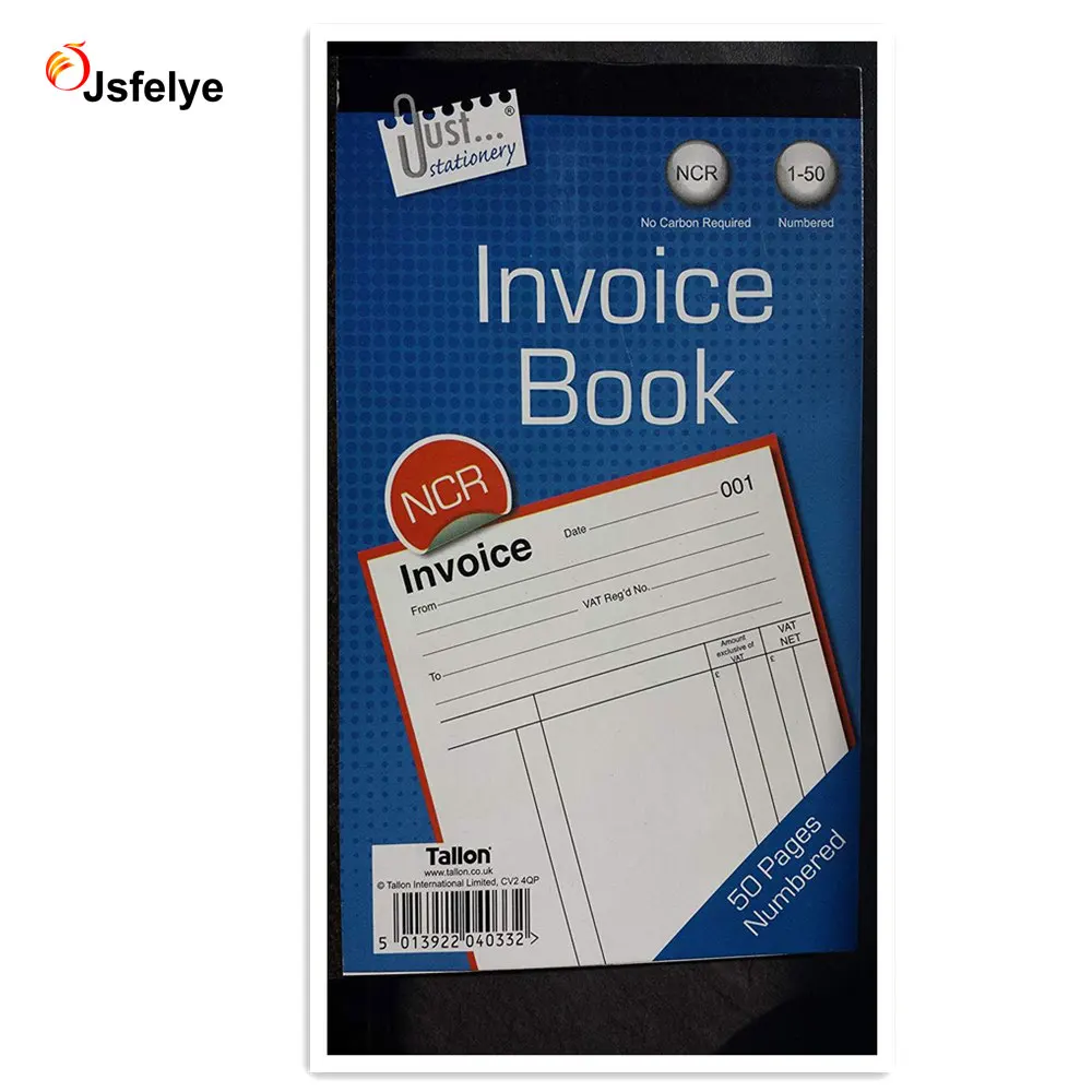 Серийный нумератор, копировальный счет-фактура, Лицензионная книга 1-50 NCR без карбона