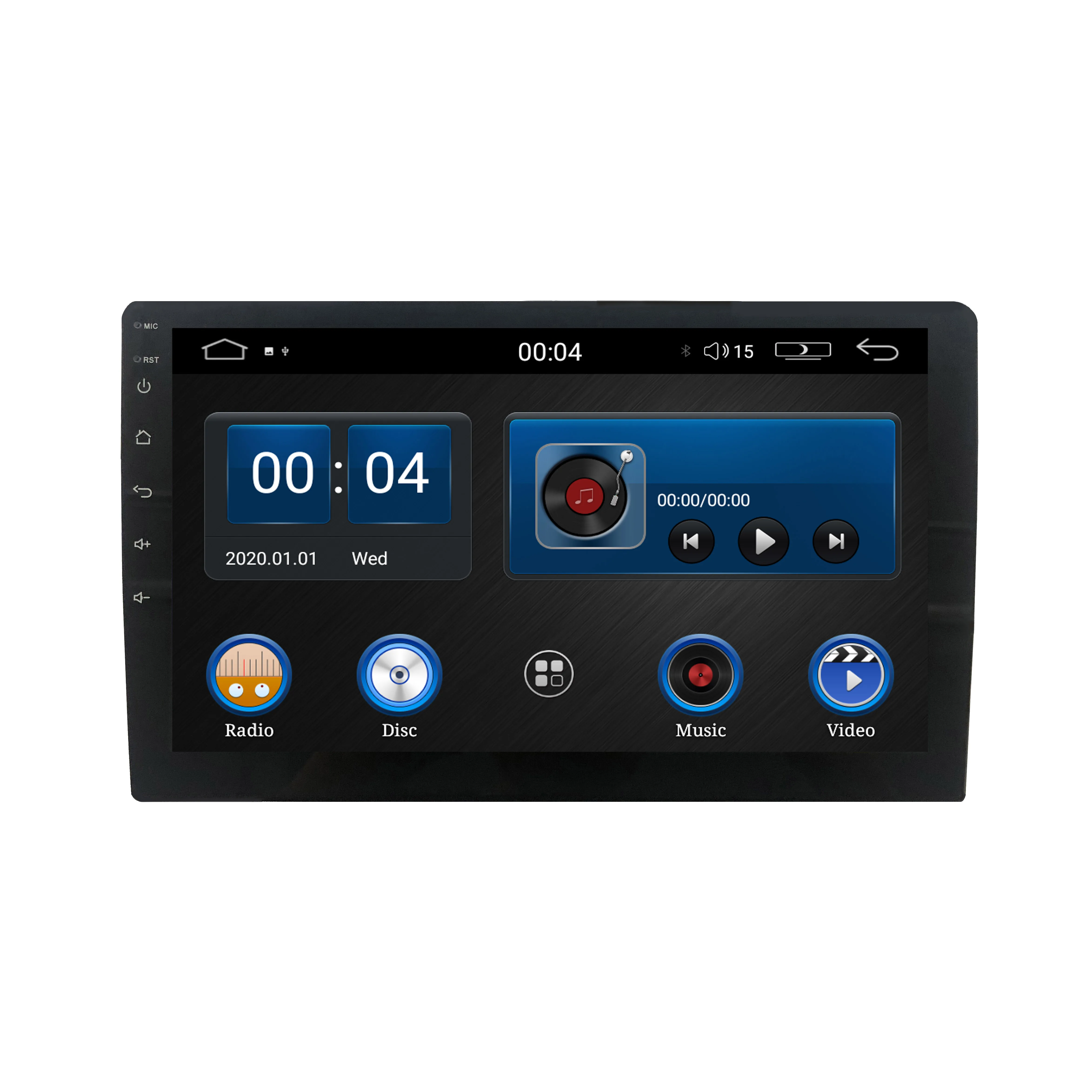 Customized 7 Inch 2Din  Android Car Radio DVD Player IPS Screen Universal Head Unit RDS BT Wifi GPS DSP RGB