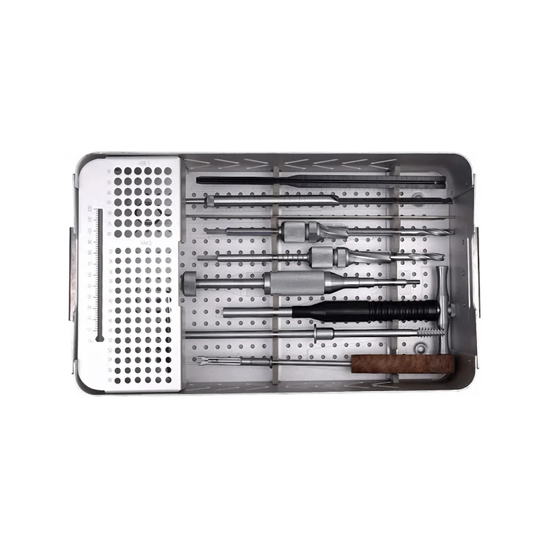 surgical instrument set Broken Screw Extractors Instrument Kit belong to orthopaedic instruments and orthopaedic