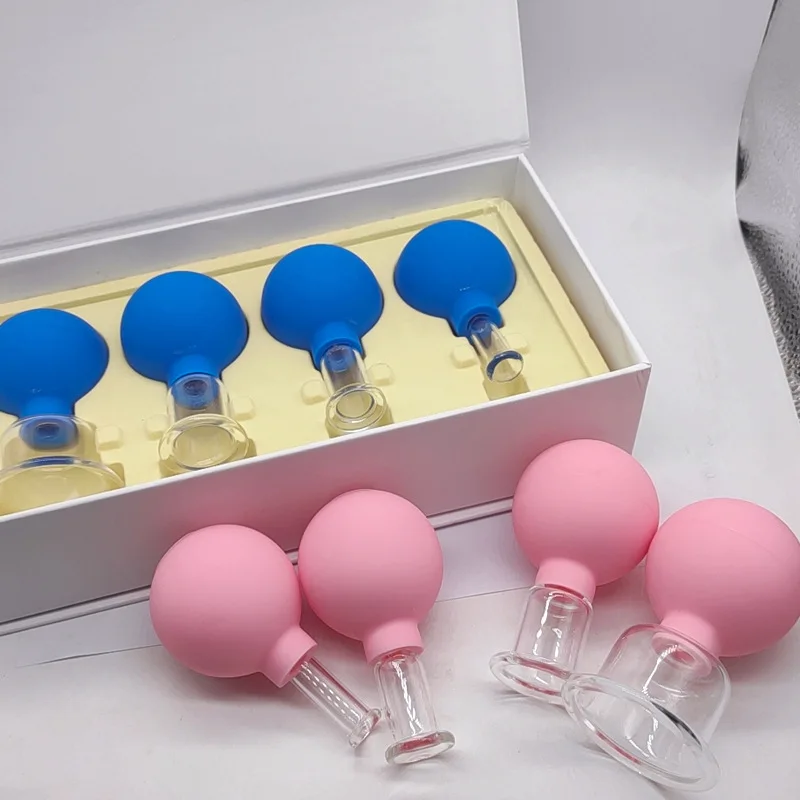 Facial Massage Body Cups Vacuum Cupping Glasses Face Skin Lifting Body Glass Cupping Anti Cellulite Chinese Cupping