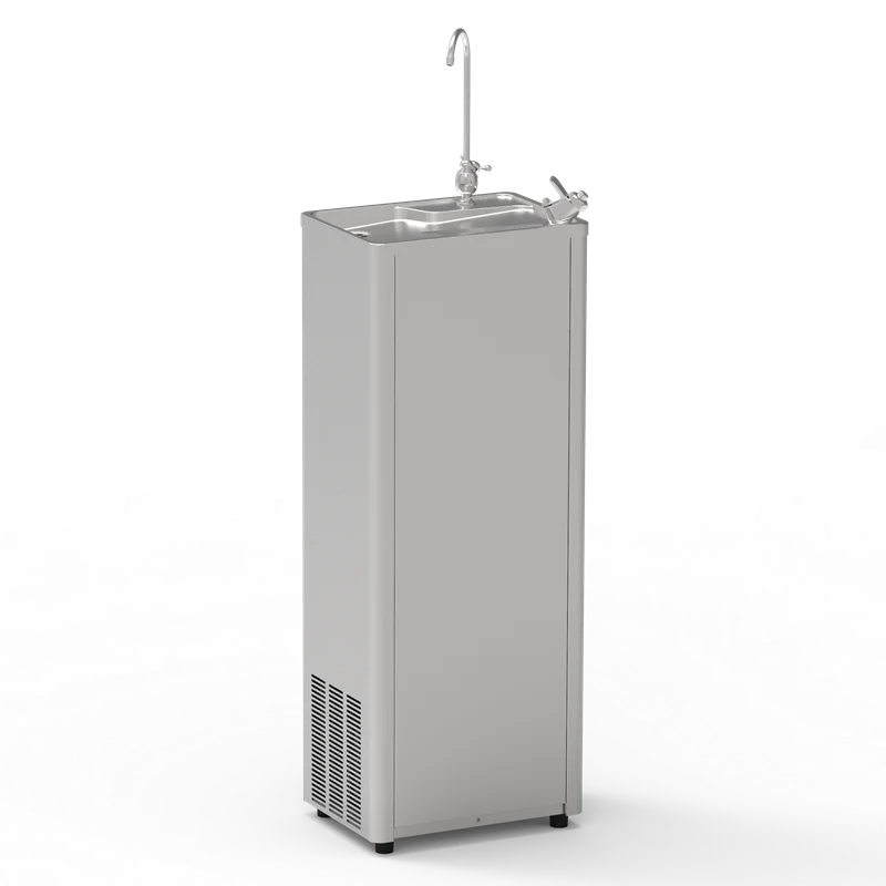 TL21-25C Floor Stand Cold Water Dispenser Floor Mount Cooler Refrigerated 8 GPH stainless steel