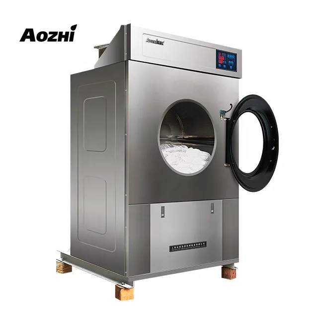 China Hotpoint Industrial Electric/Steam/Gas Heating 15kg 25KG 35kg 50kg 100kg Clothes Tumble Dryer