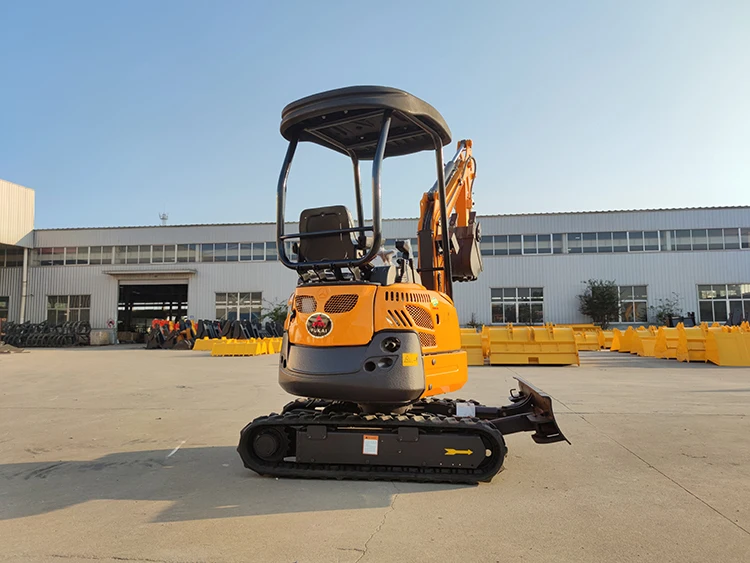 Earth moving machinery 2ton micro mini excavator with free bucket for sale