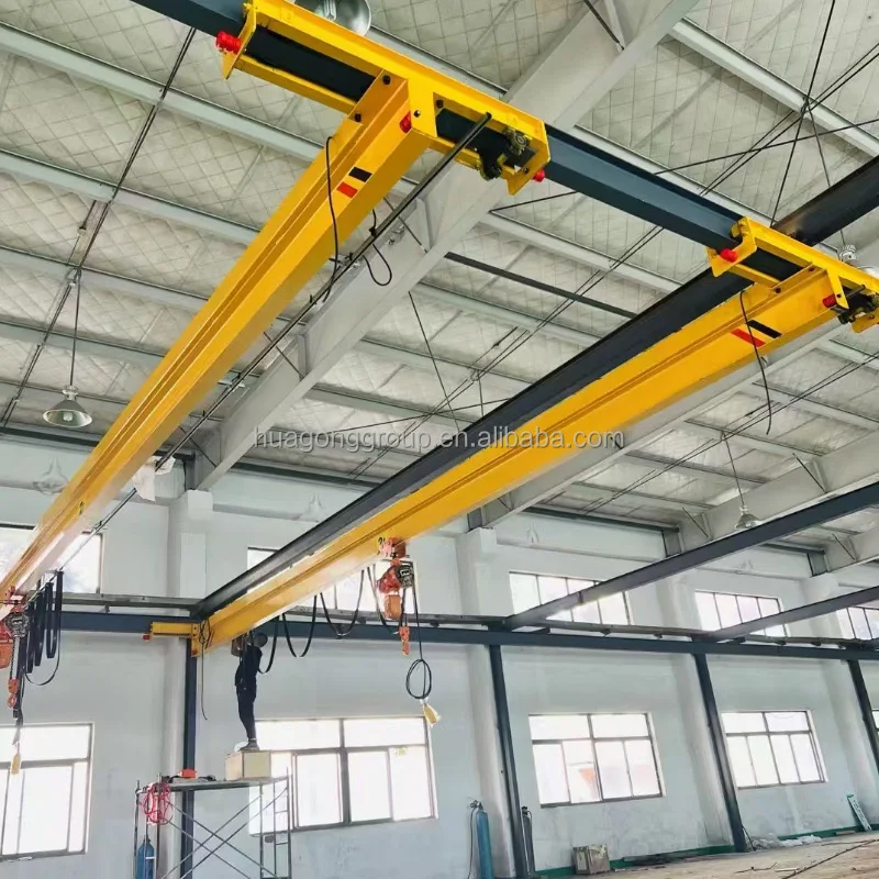 LX Type under Hanging EOT Crane 3 ton to 15 ton Hoist Monorail Suspension Overhead Bridge Core Components Including Motor Engine
