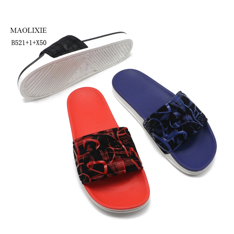 MAOLIXIE New model bedroom chappal boy stylish custom slide slippers sandal for men