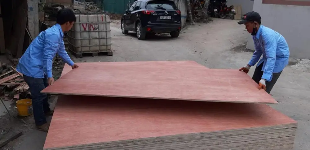 Red face OKUME face BINTANGOR face 4-20mm x 1220 x 2440 size vietnam manufacturer grade AA BB  PERFECT quality PACKING PLYWOOD