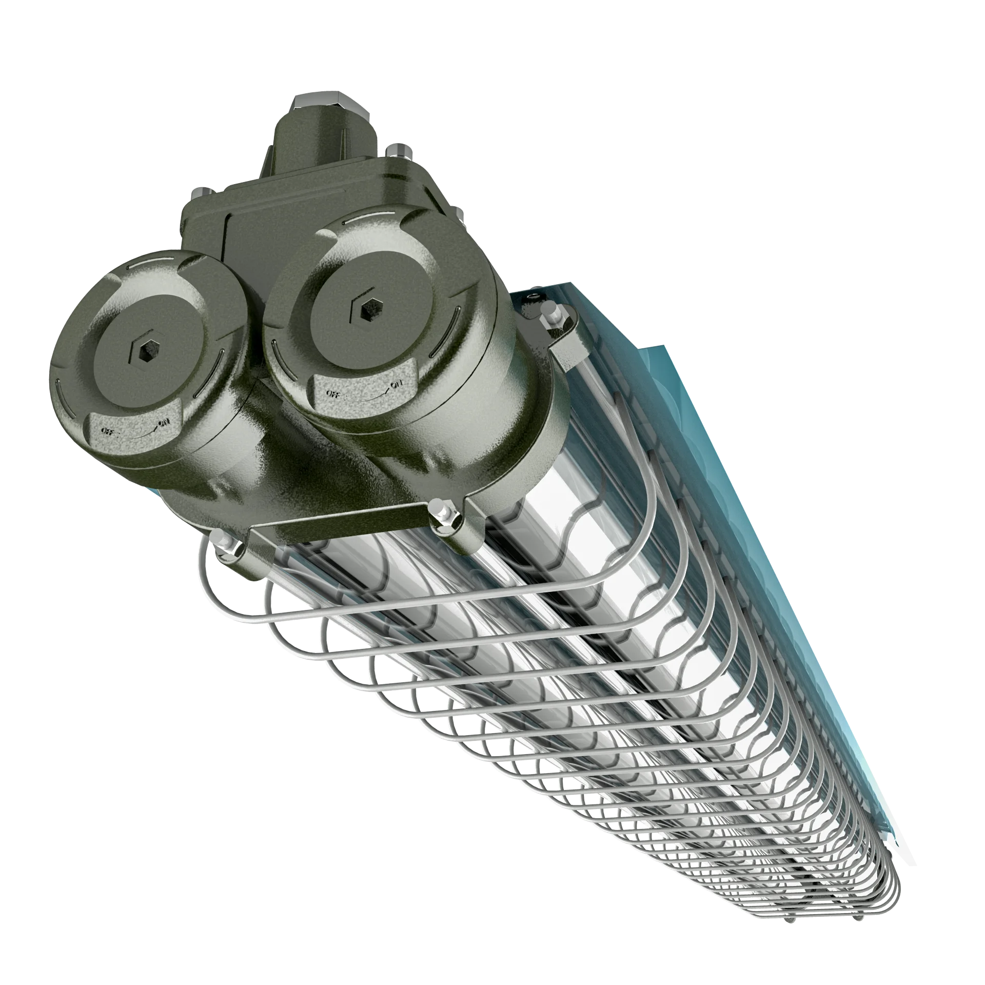 1*18 Вт 2*18 T8 осветительная линейная арматура ATEX светодиодная Взрывозащищенная лампа люминесцентная