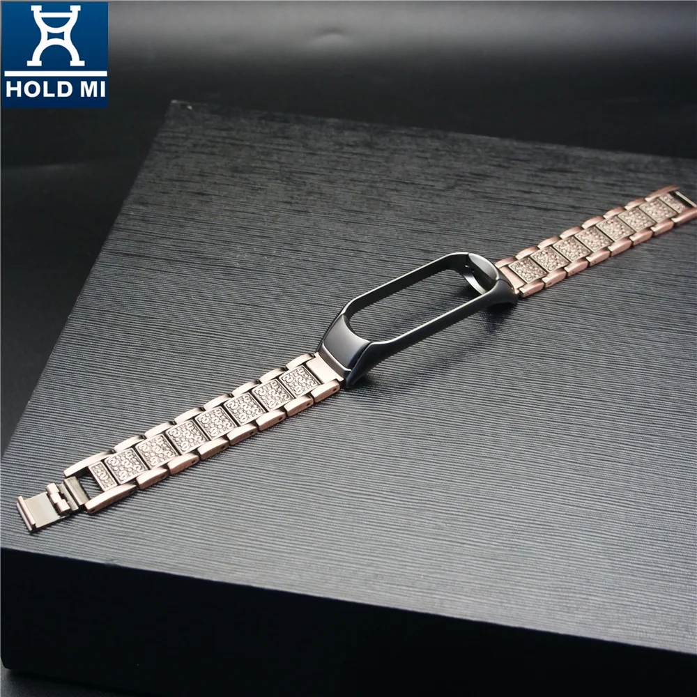 HOLDMI ODM 43038 series antique copper color retro sculpture miband 4 strap for mi bands