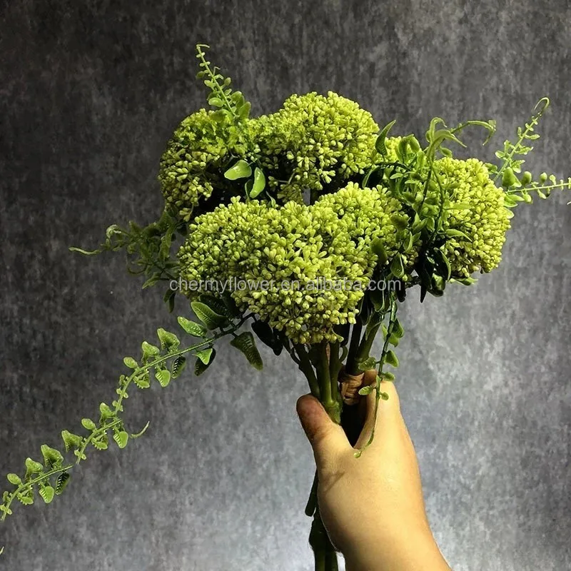 CM-TH1216 Green Artificial Flower for Wedding