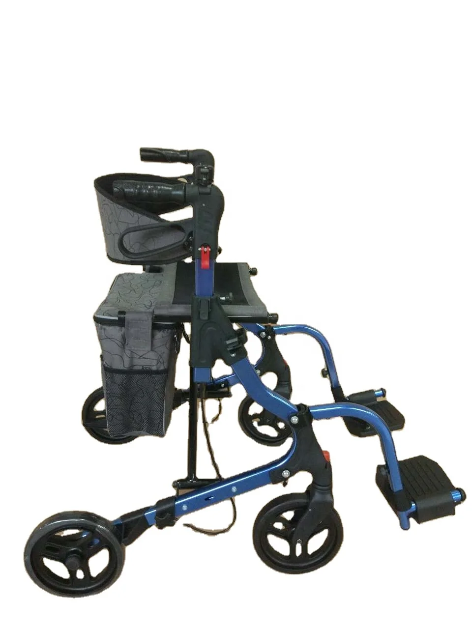 Height Adjustable Wheelchair Handicapped Equipment Medical Walker For Patients
