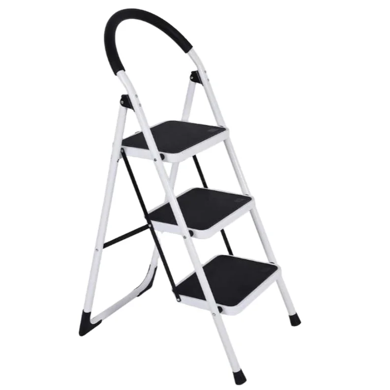 0.7-1.0mm anti-slip pedal EN14183 standard fold step ladder household ladder