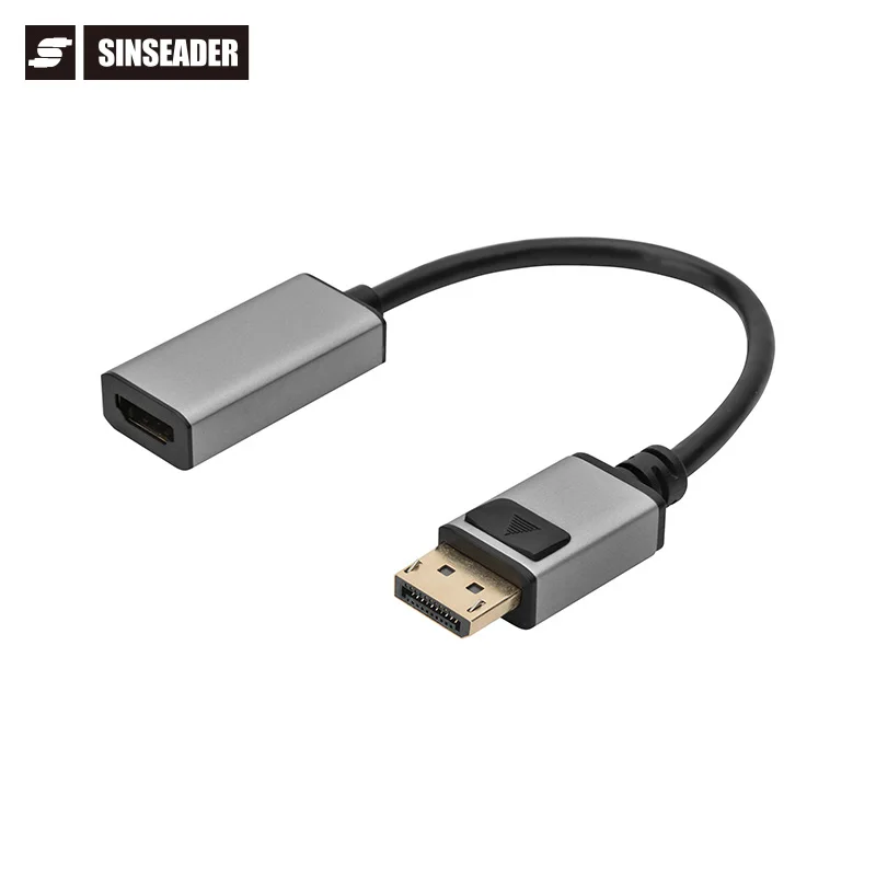 Aluminum HD mini DP Adapter DP To HDMI/Vga/Dvi/Mini DP