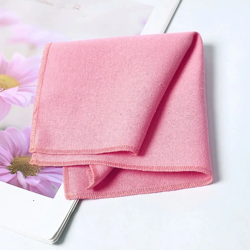 25*25cm100% pure  silk washcloths
