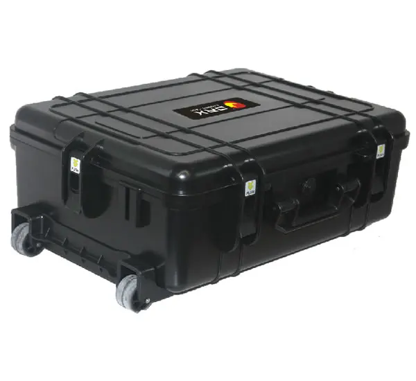 DRX Everest Large Capacity Hard Plastic Equipment Case easy-carrying tool box trolley EPC021B
