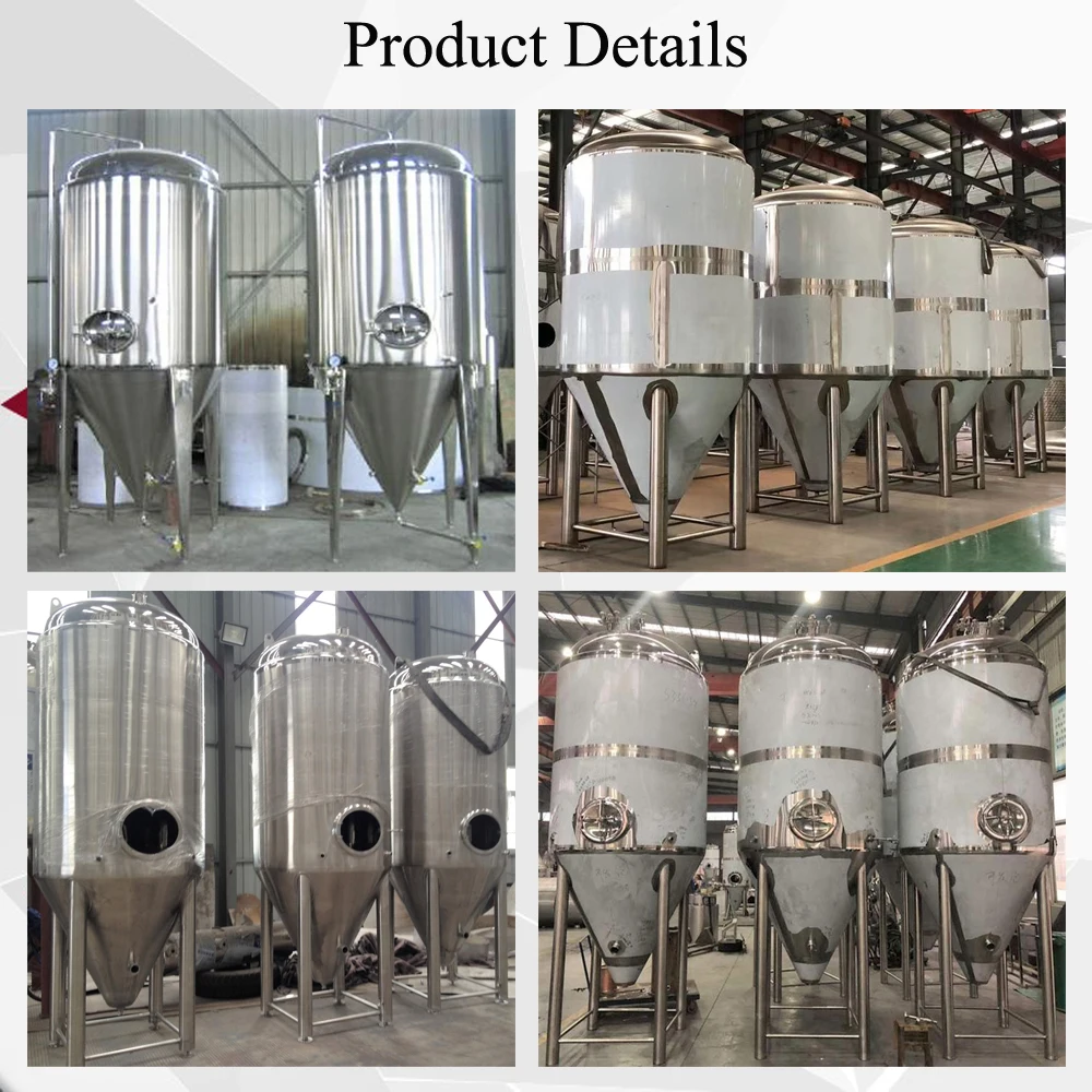 JOSTON 1000L Stainless Steel Tank Unitank Fermenter for Beer Wine & Alcohol Storage Used Condition 500L to 5000L Capacity