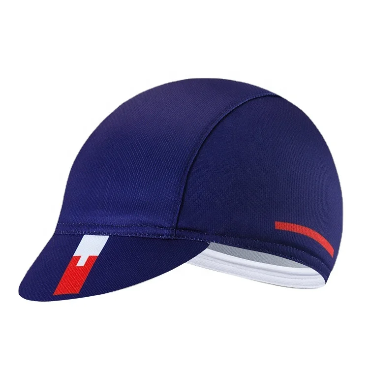 unisex custom printing sports breathable polyester helmet liner bike cycling cap