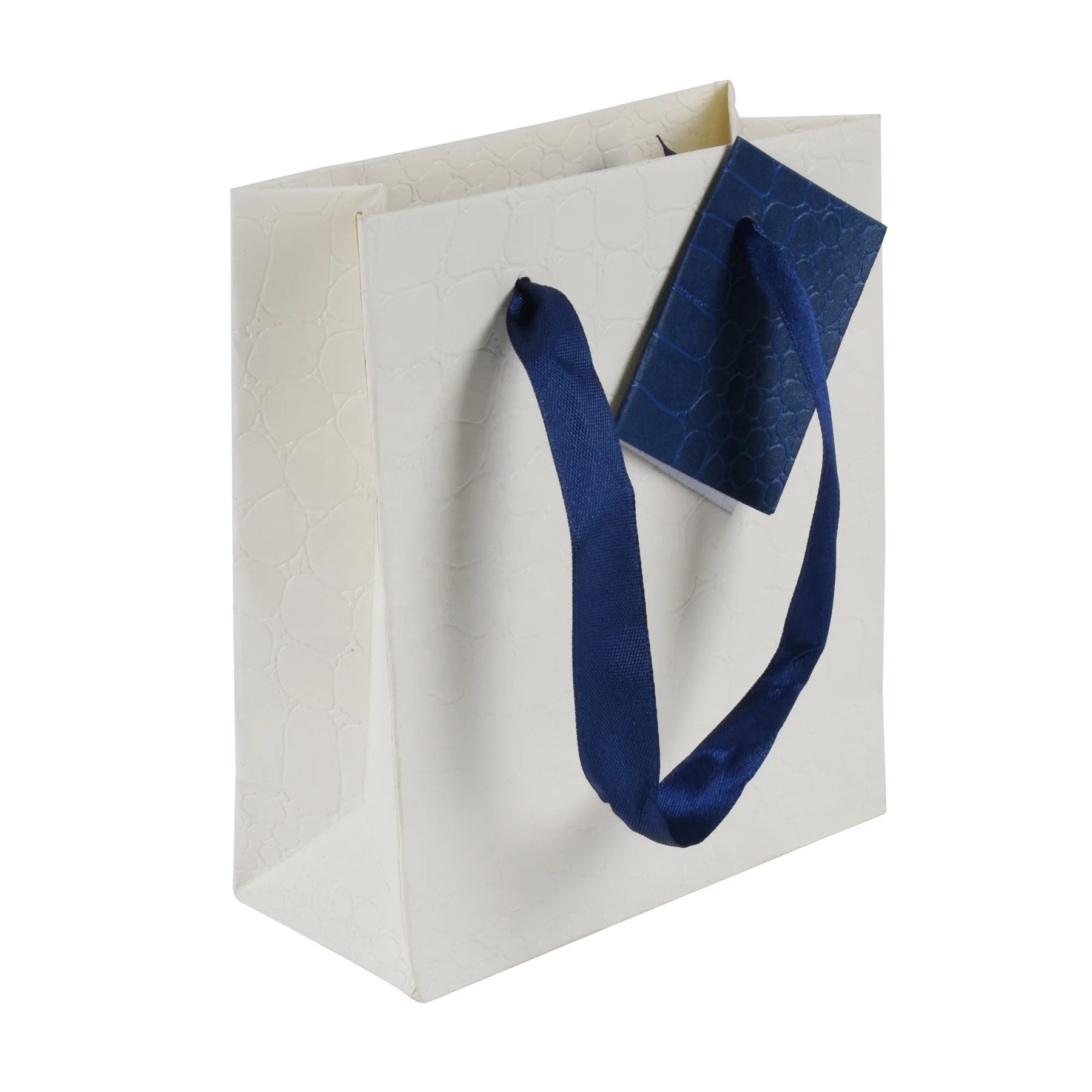 Fashionable wholesale hard kraft paper printed folding jewellery gift paper bags