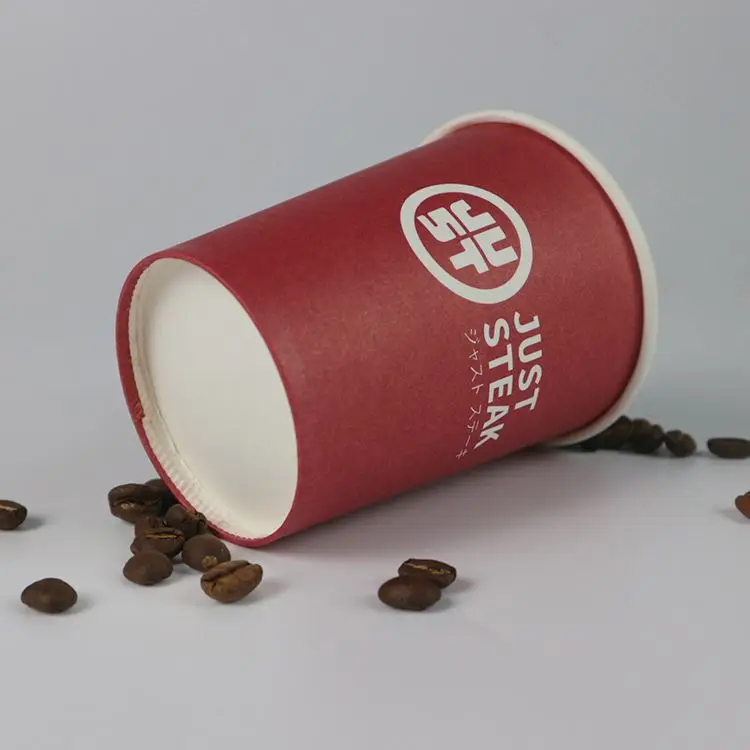 
Hot Sell 8Oz Single Wall Paper Disposable Coffee Cup 