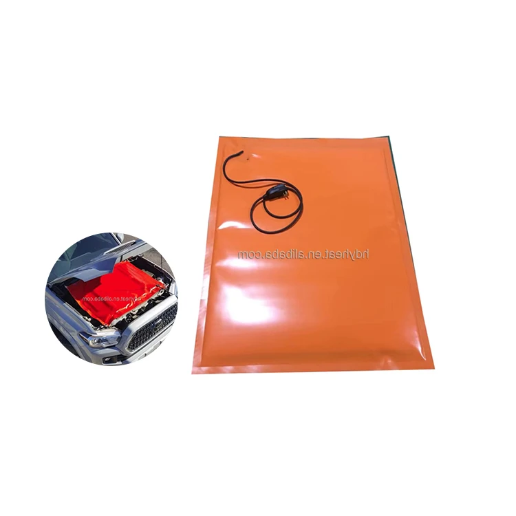 Customized Industrial Heater Mat with Temperature Adjustable for electric blanket used for car engines