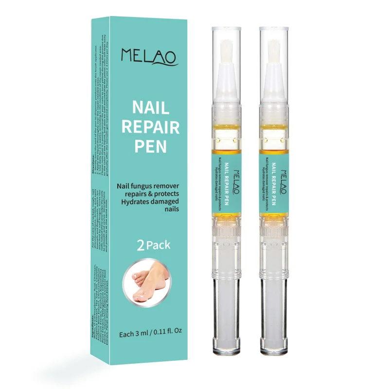 MELAO Nail Repair Pen Nail Fungus Remover Repairs & Protects Hydrates Damaged Nails