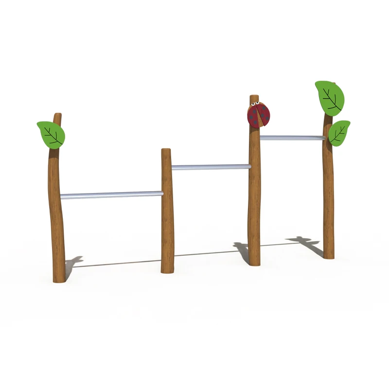 Game Area wooden Outdoor Amusement Park Equipment Wooden Seesaw for Kids