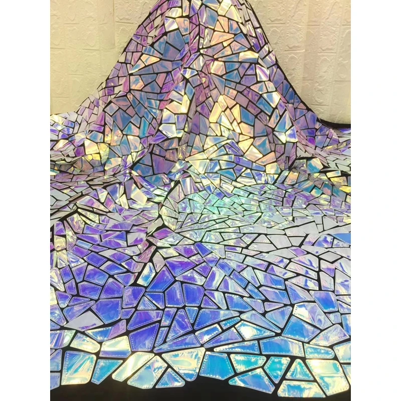 ZSY New Design Irregular Shiny Twinkle Sequin Paillette Fabric For Dress
