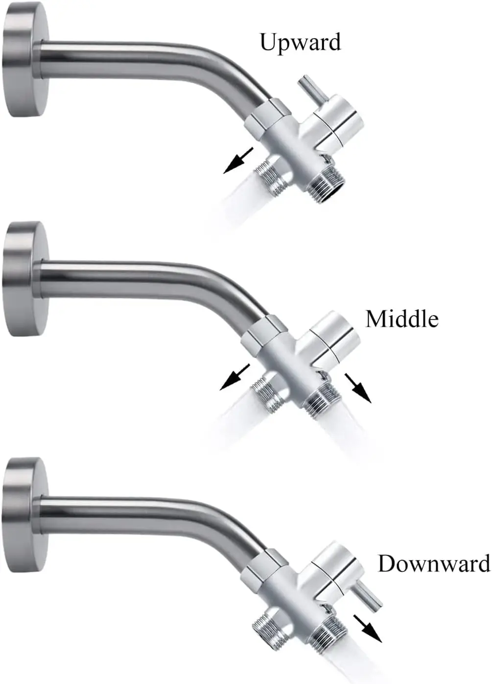 High Quality Corrosion-Resistant Three-Way Ball Valve Precision Engineered Hotel Bathroom Diverter Bidet Use Faucet Accessories