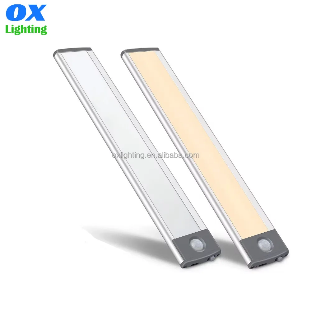 USB Rechargeable Battery Wireless Magnetic Motion Sensor Night Lamp Light Cabinet Wardrobe closet Lights