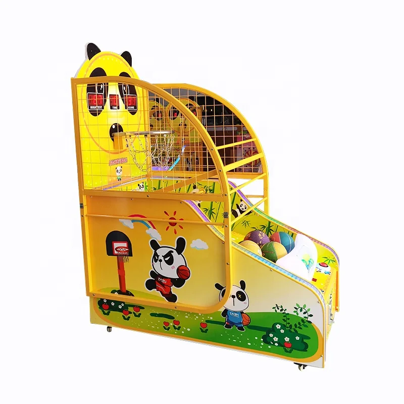 Children Playground Amusement Games Led Kids Shooter Arcade Coin Operated Basketball Game Machine For Sale