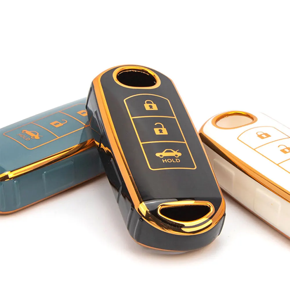 TPU Car Key Case Fashion Keys Fob Cover Protector for Mazda 2 3 5 6 BL BM GJ Atenza/Axela/Demio CX-3 CX3 CX-5 CX5 CX7 CX-9 CX8